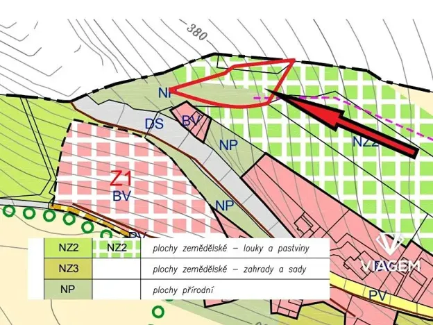 Prodej podílu pole, Koruna, 1349 m2