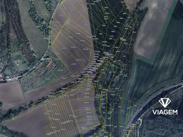 Prodej pole, Sazená, 960 m2