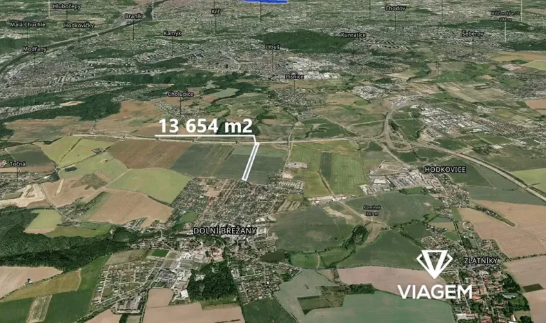 Prodej podílu pole, Praha - Cholupice, 3413 m2