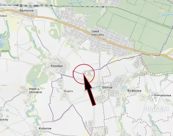 Prodej podílu pole, Praha - Koloděje, 516 m2