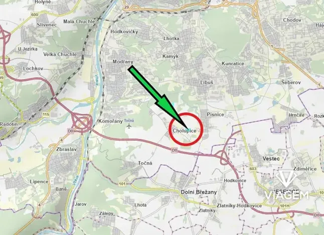 Prodej podílu pole, Praha - Cholupice, 1695 m2