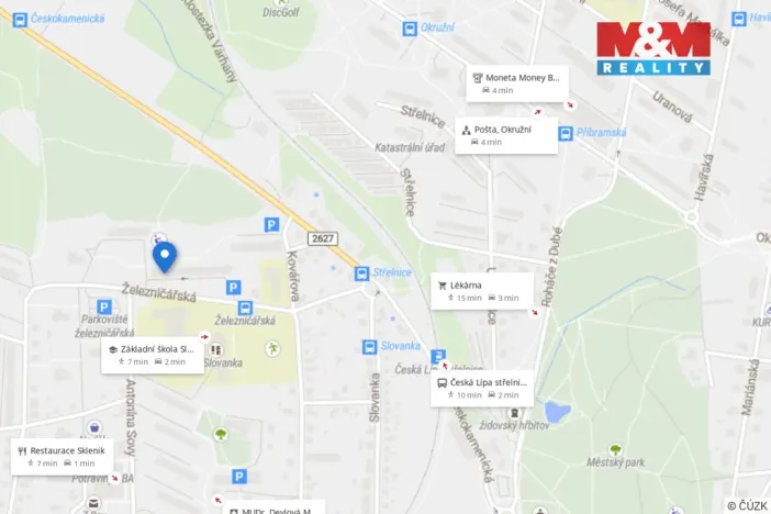 Pronájem bytu 2+1, Česká Lípa, Železničářská, 63 m2