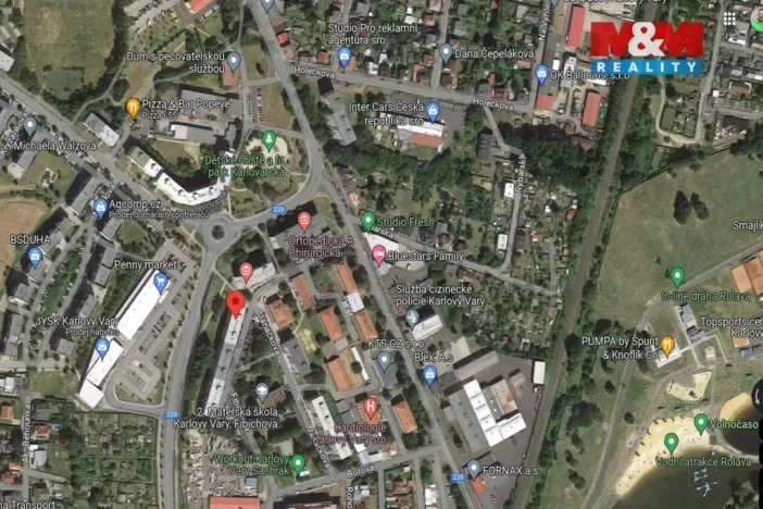 Pronájem bytu 2+1, Karlovy Vary - Stará Role, Fibichova, 54 m2