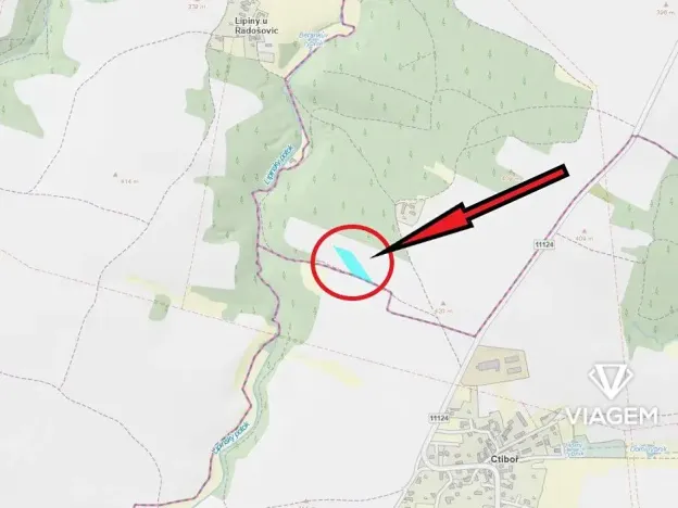 Prodej podílu pole, Libež, 1233 m2