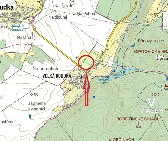 Prodej podílu pozemku pro bydlení, Malá Roudka, 498 m2
