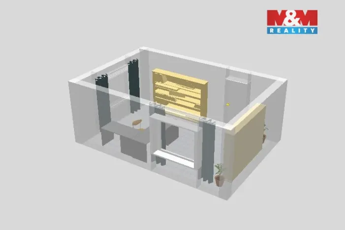 Pronájem kanceláře, Zruč nad Sázavou, náměstí MUDr. J. Svobody, 29 m2