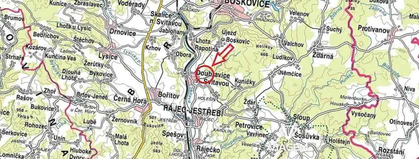 Prodej pole, Doubravice nad Svitavou, 1925 m2