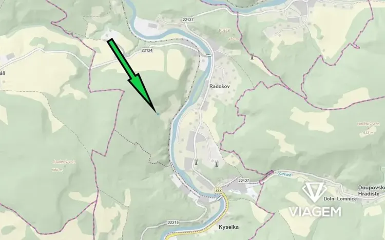 Prodej pozemku pro bydlení, Kyselka, 370 m2