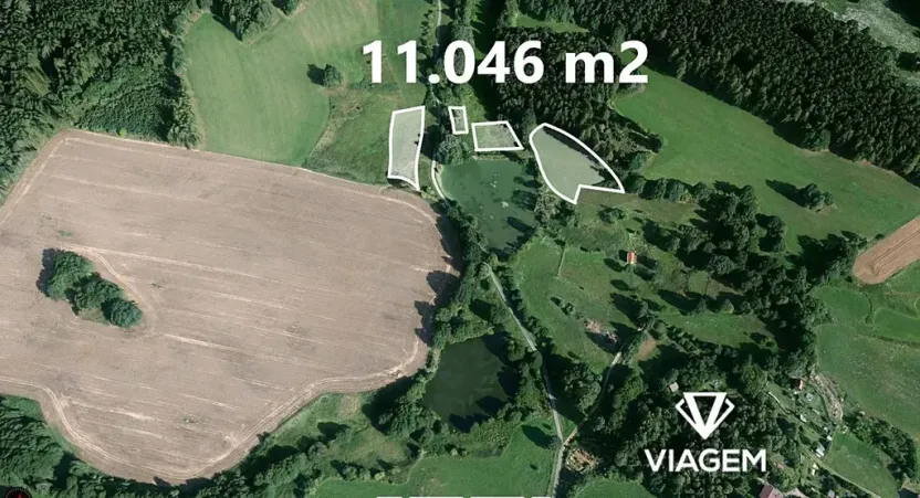 Prodej podílu pole, Záboří, 5523 m2