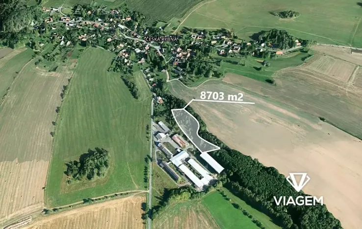 Prodej podílu komerčního pozemku, Proseč, 3335 m2