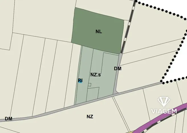 Prodej podílu zahrady, Ctiněves, 3203 m2