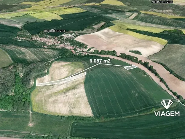 Prodej podílu pole, Dobročkovice, 3043 m2