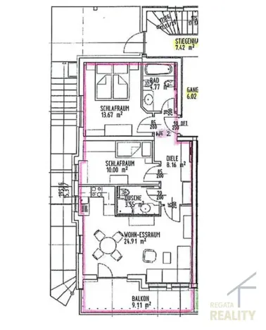 Prodej bytu 3+kk, Bad Kleinkirchheim, Rakousko, Wasserfallweg, 65 m2