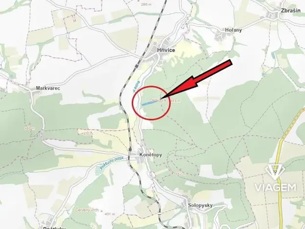 Prodej podílu lesa, Hřivice, 5452 m2