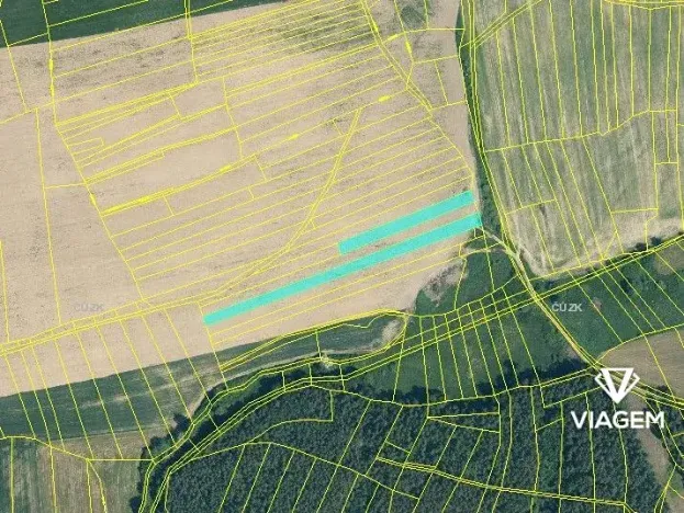 Prodej podílu pole, Kvášňovice, 868 m2