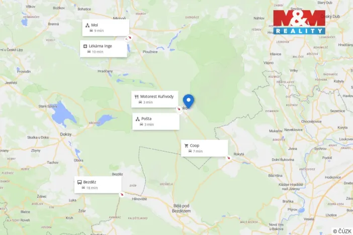 Prodej komerčního pozemku, Ralsko - Kuřívody, 26028 m2