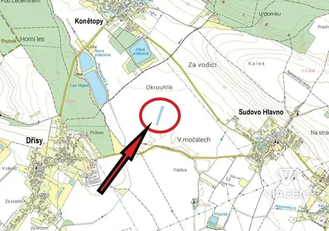 Prodej podílu pole, Sudovo Hlavno, 2950 m2