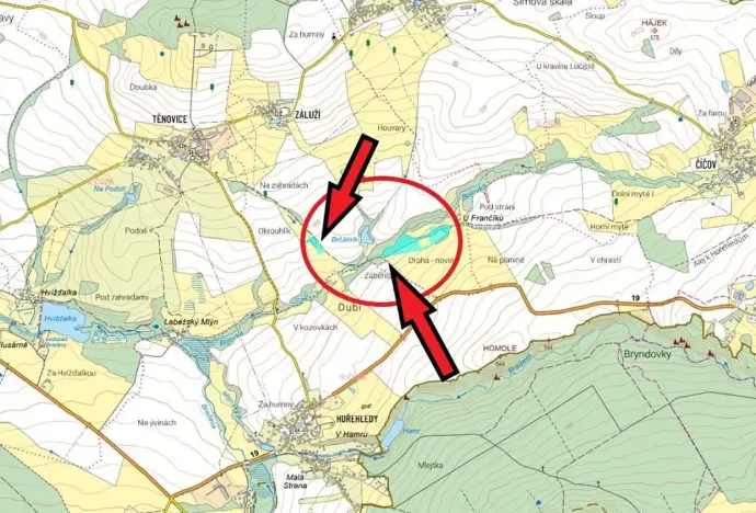 Prodej podílu pole, Spálené Poříčí, 1518 m2