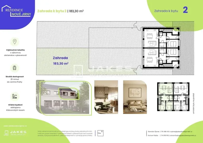 Prodej bytu 3+kk, Jirny, 61 m2