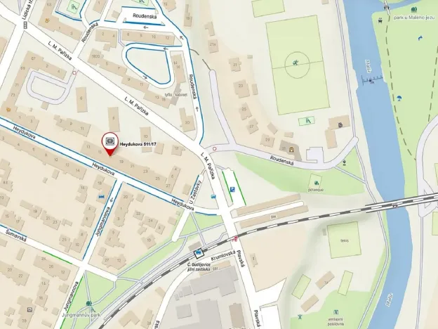 Pronájem bytu 2+kk, České Budějovice - České Budějovice 7, Heydukova, 43 m2