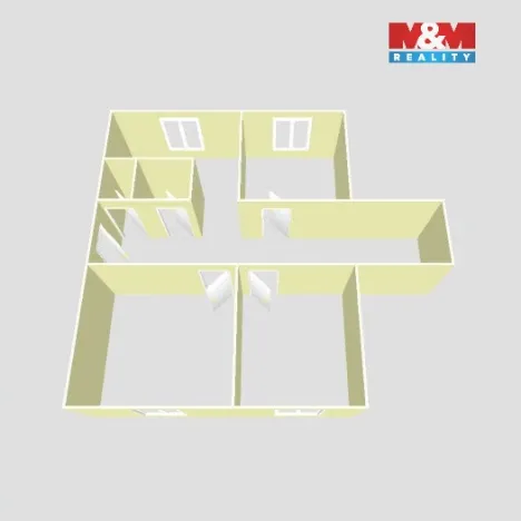 Prodej bytu 3+1, Most, Kpt. Jaroše, 62 m2