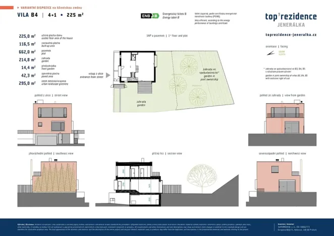 Prodej rodinného domu, Praha - Dejvice, V Trníčku, 226 m2