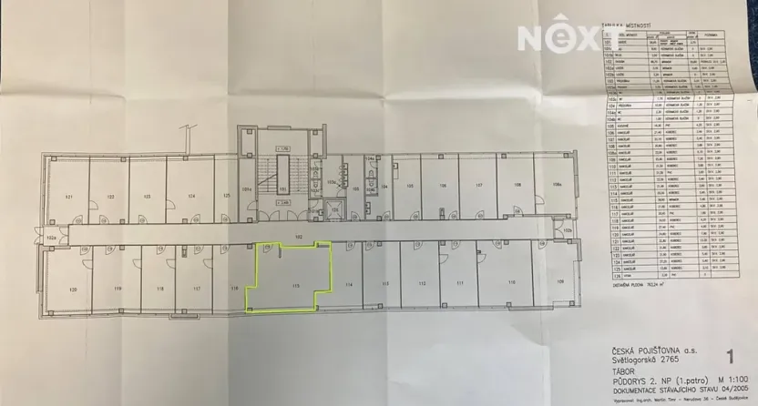 Pronájem kanceláře, Tábor, Světlogorská, 40 m2