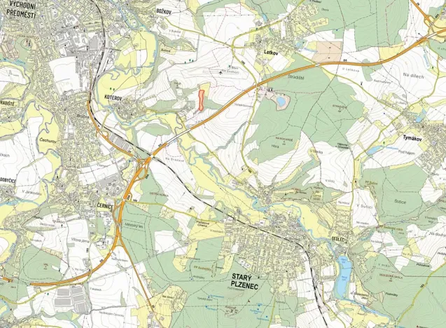 Prodej louky, Starý Plzenec, 25956 m2