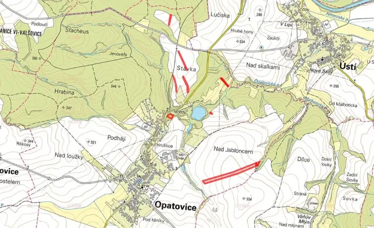 Prodej pole, Opatovice, 18107 m2