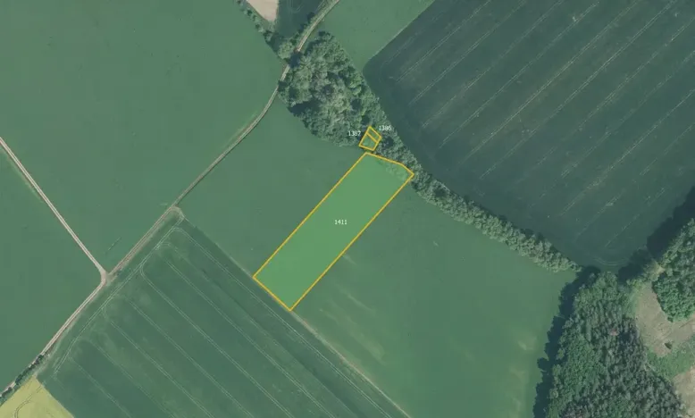 Prodej pole, Počenice-Tetětice, 24141 m2