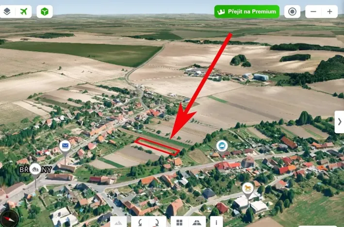 Prodej pozemku pro bydlení, Břežany, 1461 m2