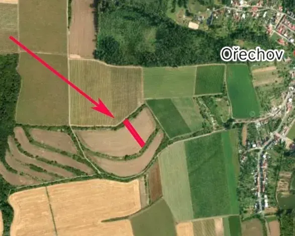 Prodej podílu pole, Ořechov, 917 m2