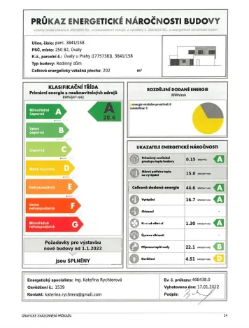 Prodej rodinného domu, Úvaly, 250 m2