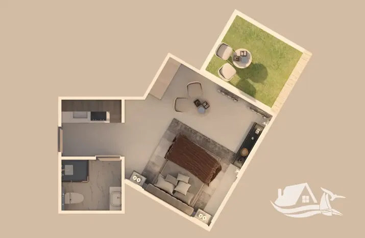 Prodej bytu 1+kk, Hurghada, Egypt, 32 m2