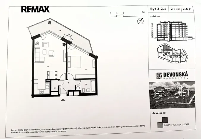 Prodej bytu 2+kk, Praha - Hlubočepy, Devonská, 64 m2
