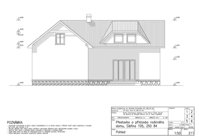 Prodej rodinného domu, Sibřina, Ke Hřišti, 220 m2