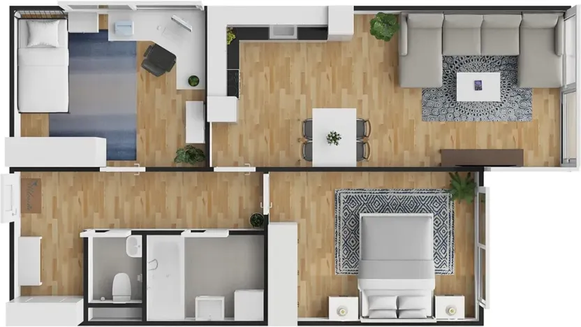 Prodej bytu 3+kk, Čebín, 64 m2