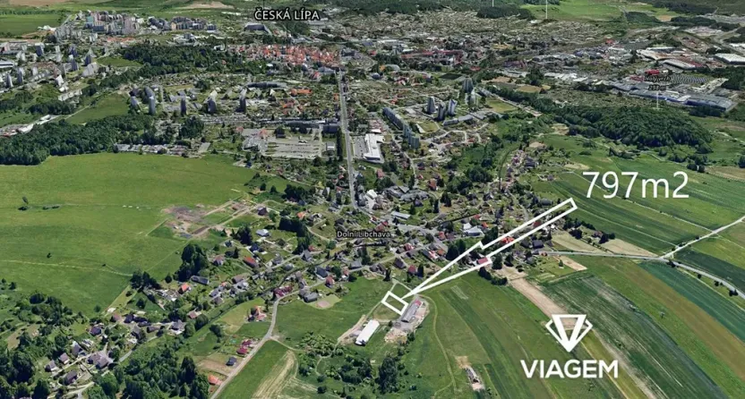 Prodej pozemku pro bydlení, Česká Lípa, 797 m2
