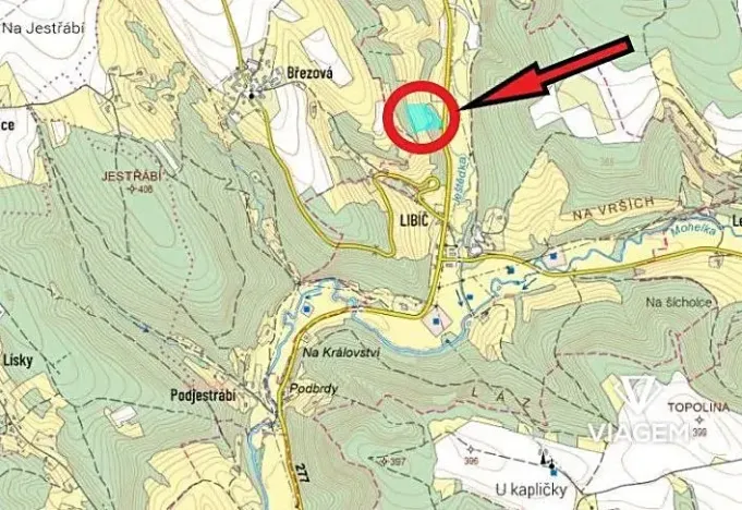 Prodej pole, Český Dub, 8625 m2