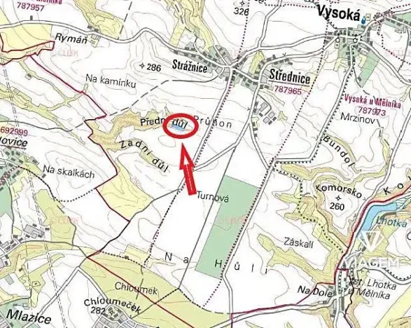 Prodej pole, Vysoká, 7413 m2