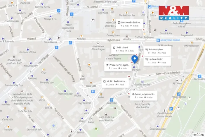 Prodej bytu 3+1, Praha - Nové Město, Dlážděná, 145 m2