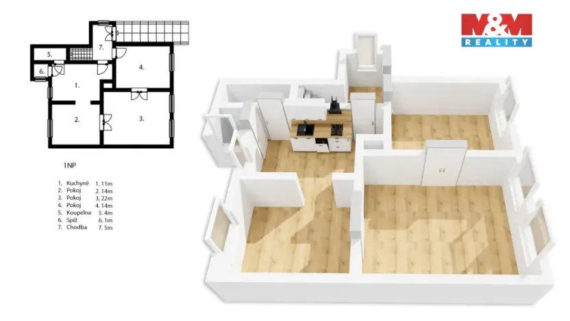 Prodej rodinného domu, Ústí nad Labem - Severní Terasa, Bratří Veverků, 134 m2
