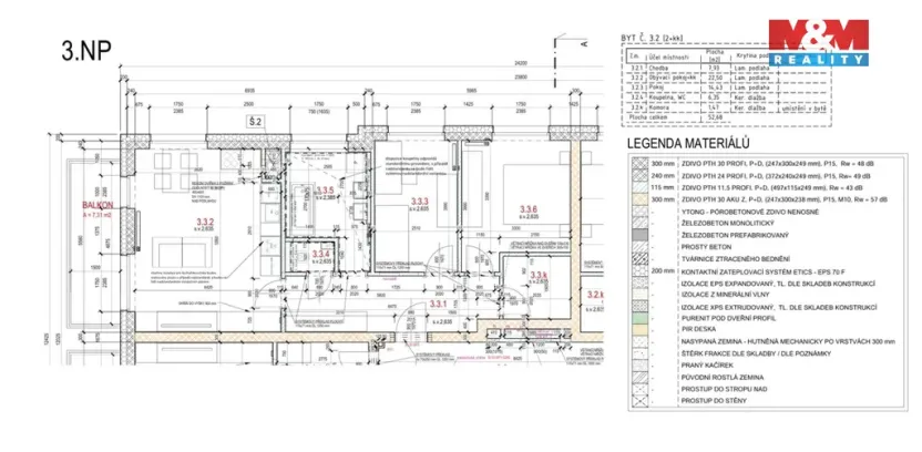 Pronájem bytu 2+kk, Dobřany, 53 m2