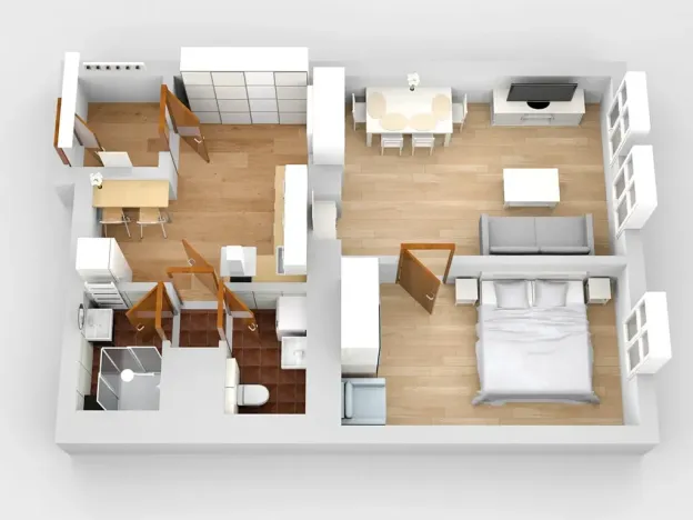 Prodej bytu 2+kk, Praha - Karlín, Za Poříčskou bránou, 59 m2