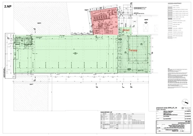 Pronájem kanceláře, Praha - Libeň, Lihovarská, 706 m2