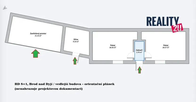 Prodej chalupy, Brod nad Dyjí, 236 m2