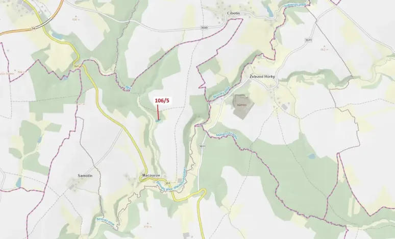 Dražba lesa, Žižkovo Pole, 1408 m2