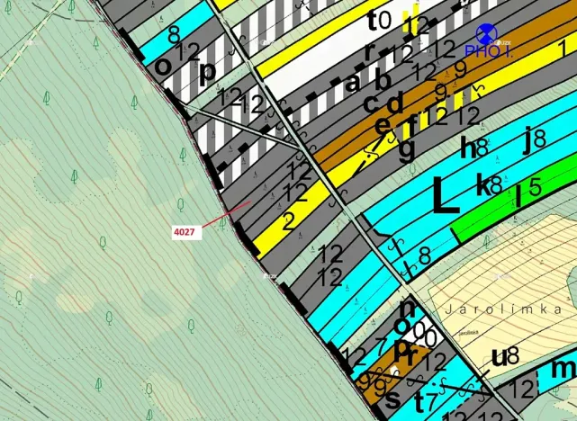 Dražba lesa, Pitín, 1282 m2