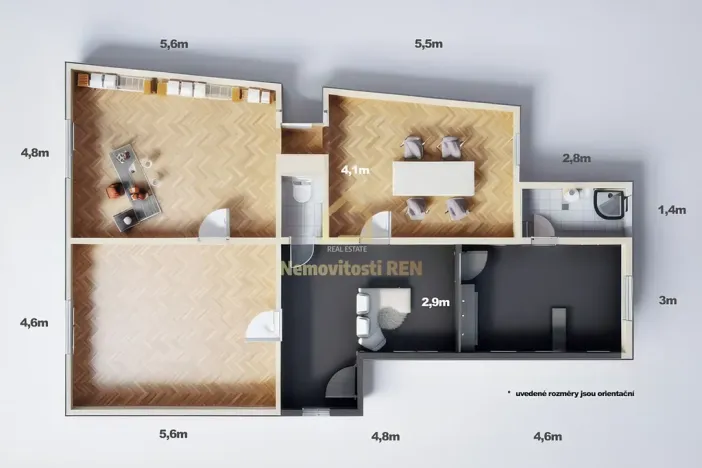 Prodej kanceláře, Ostrava, Nádražní, 113 m2