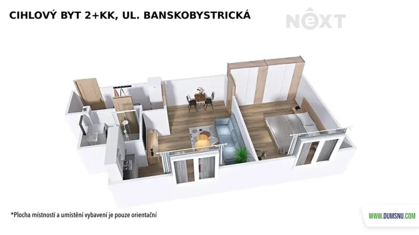 Prodej bytu 2+kk, Šumperk, Banskobystrická, 44 m2